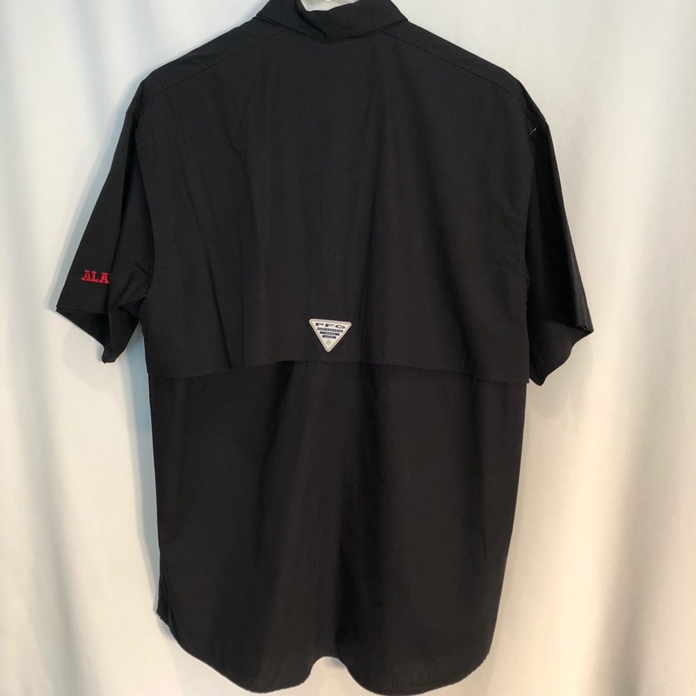 Men’s Columbia PFG Black ALABAMA Angler Shirt NWOT - Picture 8 of 8